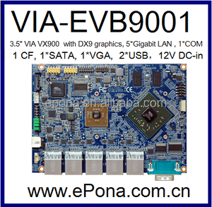 1.06GHz tramite scheda madre da 3.5 "compatta basata su Eden X1 (Fanless) VIA-EVB9001 - Product Image 4