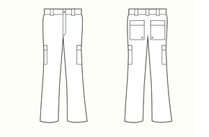 Para hombre <span class=keywords><strong>de</strong></span> alta calidad 100% algodón rodillera bolsillos <span class=keywords><strong>cargo</strong></span> pantalones del desgaste del trabajo - Product Image 4