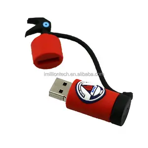 Estilo Extintor de incêndio USB 2.0 pen Driver Flash, Memory Sticks USB Custom Made, Piano Criativo USB flash driver 4gb