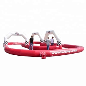 กลางแจ้งที่กำหนดเอง <span class=keywords><strong>Interactive</strong></span> เกม Race TRACK <span class=keywords><strong>Inflatable</strong></span> สำหรับขาย - Product Image 1