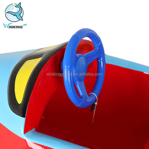 מטבע מופעל חמה למכירה מקורה פיברגלס 3D וידאו מכונת משחק נסיעת מכונית נדנדה לילדים אלקטרוניים - Product Image 4