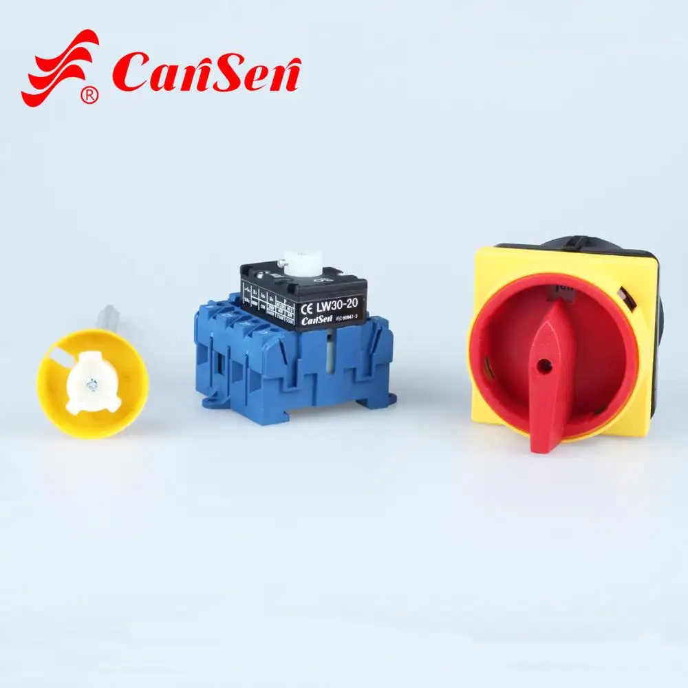 Cansen LW30-20 300040 Công Tắc Ngắt Kết Nối Cửa Có Thể Khóa Với Trục Mở Rộng