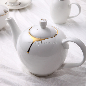 British Bone <strong>China</strong> <strong>Coffee</strong> Cup Sets Porcelain Golden Tea Cup Teapot Milk <strong>Pot</strong> Sugar Jar Set