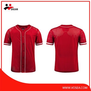2017 most popular oversized button baseball jersey - Product Image 6