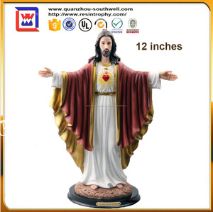Le sacré - cœur de jésus - Christ Passion et la miséricorde Statue et polyrésine sainte statues jésus - Product Image 1
