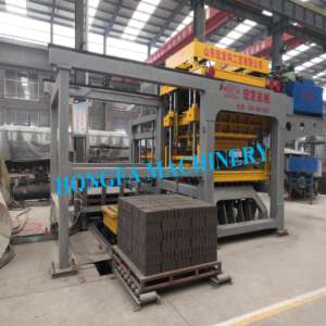 ไม่จำเป็นต้องพาเลท HongFa คุณภาพสูงอัตโนมัติ QT18-15 ฟรีพาเลทอัตโนมัติเครื่องอิฐสายการผลิต - Product Image 2