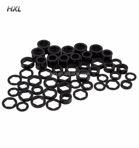 Black White Thick <strong>Washer</strong> POM Sleeve POM <strong>Spacers</strong> Delrin Round Nylon Plastic Flat <strong>Washers</strong> - Product Image 5
