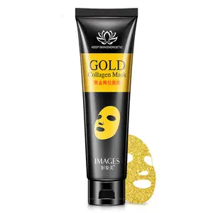 IMAGES gold face mask moisturizing remove blackhead peel off mask