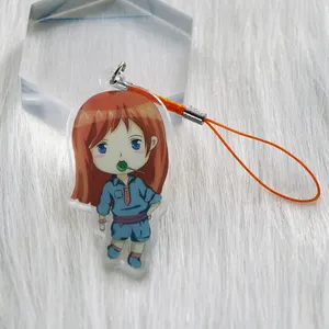 Custom anime character acrylic keychain maker manufacturers supplier