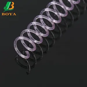 Yüksek kaliteli PVC Spiral bobin ciltleme plastik tel