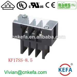 300v 20a de alta corriente grande barrera conector de bloque de terminal conector de tono con 8.5mm& cubierta