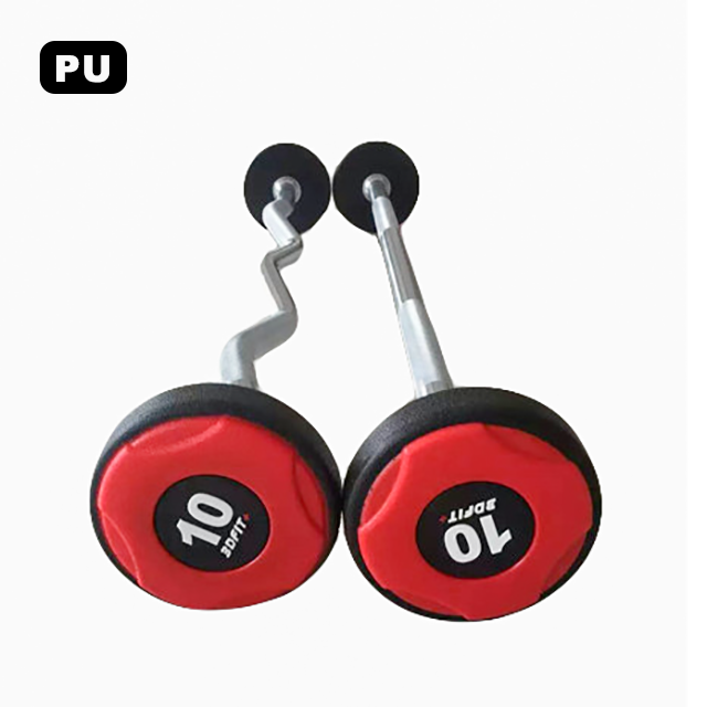 Регулируемая Стандартная Кривая Резина PU фиксированная штанга фитнес аксессуары