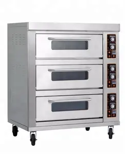 Oven Pemanggang Roti Otomatis, Peralatan Dapur Oven Listrik Industri Pekerjaan Berat