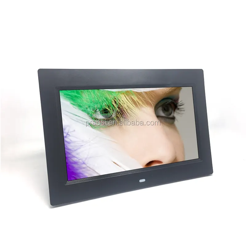 Modelo Delgado full 1080p lcd vídeo loop montaje en pared marco de fotos digital/reproductor de publicidad LCD