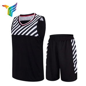OEM and ODM wholesale unique black basketball wear single set - Product Image 2