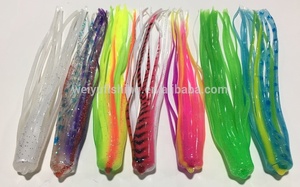 Octopus gonne morbido esche da pesca in plastica UV additivo calamari esche attrezzi da pesca all'ingrosso lure di pesca a traina gonne - Product Image 2