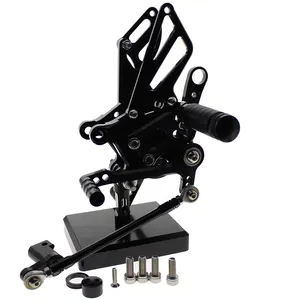 CNC 빌릿 알루미늄 오토바이 RSV4 RSV4RF rearset RS4 125 후면 cnc 부분