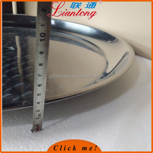 Diamètre 70 cm 27.56 "rond en métal plateau, masse salle plateau de service - Product Image 3