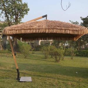 Ombrello di paglia del patio del giardino della spiaggia della mobilia all'aperto di vendita calda della fabbrica 2022 per la piscina del ristorante dell'hotel