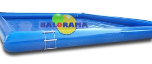 สระน้ำเป่าลมเชิงพาณิชย์ 10x10x0.5 เมตร - สระว่ายน้ำเป่าลม - Product Image 2