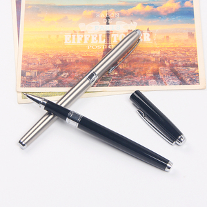 High Quality Custom Logo Slim Metal Roller Pen Slim Design High Quality Metal Gel Pen - Product Image 5