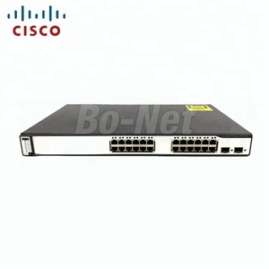 Cisco WS-C3750-24PS-S 3750 Series <span class=keywords><strong>2</strong></span> SFP estándar utilizado administrados de Cisco red 3750 switch stack - Product Image 5