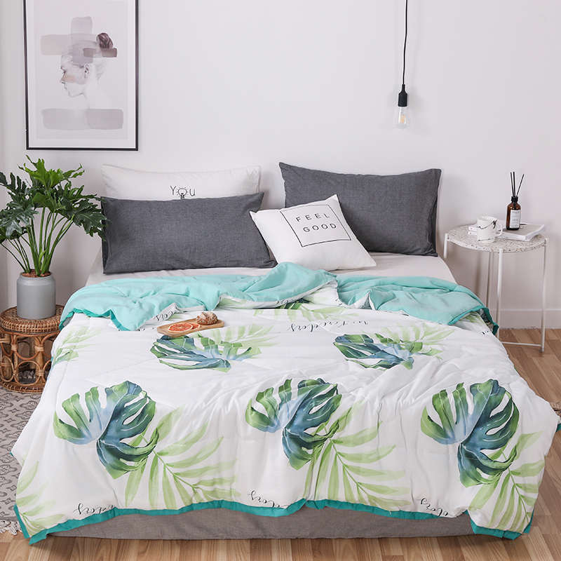 Großhandel New Summer Printed Wasch bares Betttuch 150x200cm Klimaanlage Quilt Quilts