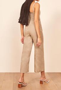 2019 Vente chaude Nouvelles Femmes Vêtements D'été <span class=keywords><strong>Combinaison</strong></span> en Lin - Product Image 5