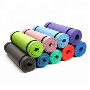 工厂价格OEM设计瑜伽运动垫生态超厚nbr瑜伽垫工厂全销售瑜伽运动卷垫