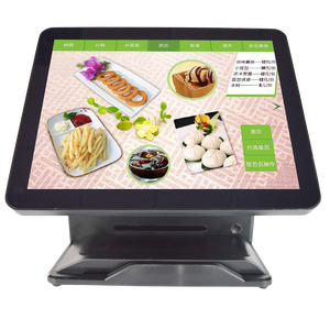 Điện Tiền Mặt Đăng Ký 15 Inch Màn Hình Kép Tất Cả Trong Một Điện Dung Màn Hình Cảm Ứng <span class=keywords><strong>POS</strong></span> Máy Nhà Sản Xuất - Product Image 4