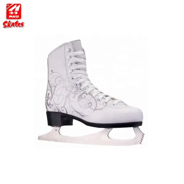 China Factory Oem Marke zweireihige Gummi bremse Mädchen Eishockey Rollschuhs chuhe