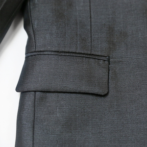 Costume 3 pièces gris brillant pour fête d'anniversaire de bébé garçon avec rayures grises Ensemble de costume formel pour enfants garçon Livraison gratuite - Product Image 5