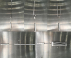 <span class=keywords><strong>Girarrosto</strong></span> Brasiliano in Acciaio Inox con Coperchio per Churrasco - Product Image 4