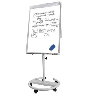 Trường Văn Phòng Nguồn Cung Cấp Kim Loại Từ Tính Di Động Bảng Xóa Khô Với Bảng Trắng Chiều Cao Có Thể Điều Chỉnh Lật Biểu Đồ Giá Vẽ Với Đánh Dấu Khay - Product Image 2