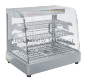 สแตนเลสสตีลเดี่ยวอุณหภูมิอาหารอุ่นตู้โชว์ - Product Image 3