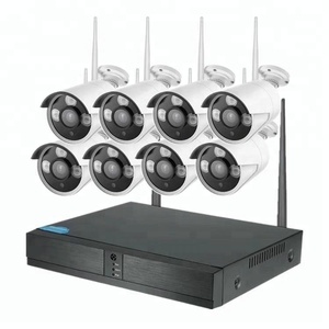 KIT CCTV Sistema De Câmera De Segurança Sem Fio Xmeye 1080P Kit Câmera WIFI Nvr 8 Canais 3MP - Product Image 1