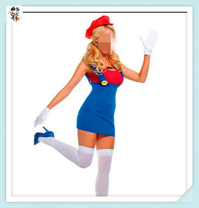 Déguisement de fête de <span class=keywords><strong>Carnaval</strong></span> <span class=keywords><strong>Mario</strong></span> pour adultes et enfants, Costumes HPC-3140 - Product Image 5