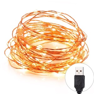 sparkling 10m mini yellow string lights for all festivities