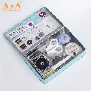 Professionelle tragbare mini nähen <span class=keywords><strong>kit</strong></span> hotel travel <span class=keywords><strong>sewing</strong></span> <span class=keywords><strong>kit</strong></span> set mit zinn box - Product Image 1