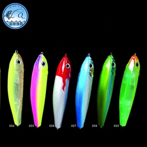 LQ1227 beste Qualität Elritze Köder große Fisch Form Malerei Kunststoff Angel köder Angel gerät