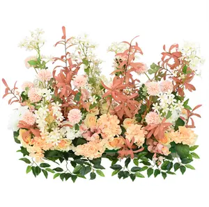 Yapay Çiçek Aranjmanları Düğün Masa için Çiçekler Kemer Süslemeleri