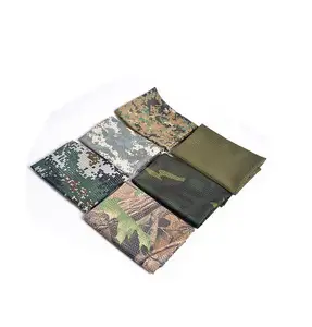 Alibaba China personalizado por mayor bufanda 160*40 cm mezclas protector solar verde del ejército imprimir bufanda