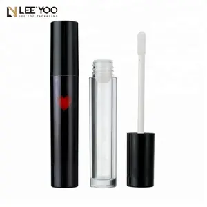 Empty Lipgloss Tube Packaging Plastic Lipgloss Container Luxury Lip Gloss Case Cylinder Cosmetics Packaging Tube