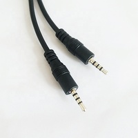 Cable de audio coaxial con conector de 2,5mm Conector estándar macho a macho para proyector de monitor de micrófono de altavoz