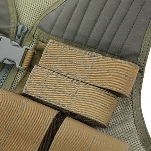 KMS all'ingrosso regolabile <span class=keywords><strong>Molle</strong></span> sicurezza sistema verde ingranaggio protettivo maglia gilet tattico per la caccia all'aperto - Product Image 6