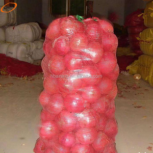 Bolsa de red de PP para verduras, bolsa de malla para patatas, ajo, fruta, naranja, leña, cebollas rojas, leno - Product Image 4