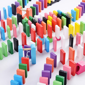 Trò Chơi Khối Domino Bằng Gỗ Ổn Định 100 Chiếc - Product Image 4