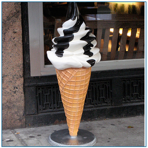 Al aire libre abstracta de gran tamaño helado estatua para la decoración de verano - Product Image 1