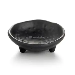 Style <span class=keywords><strong>japonais</strong></span> vente chaude noir rond en mélamine bols à sucre - Product Image 1