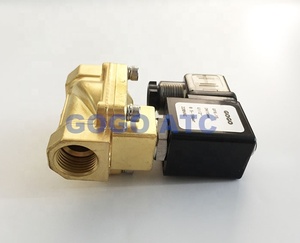 GOGO normalde kapalı <span class=keywords><strong>2</strong></span> yollu <span class=keywords><strong>Pilot</strong></span> diyafram pirinç elektrik 12v 24v Dc 110v 220v su hava Solenoid vana <span class=keywords><strong>3</strong></span>/4 "BSP 20mm PX-20 NBR - Product Image 4